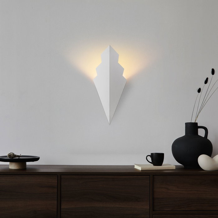 Opviq Arrow - 15173 Lámpara de Pared de Metal Blanco
